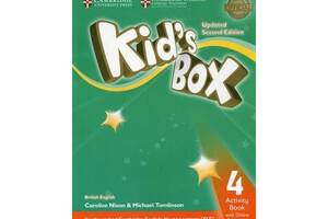 Книга Cambridge University Press Kid's Box Updated 2nd Edition Level 4 Activity Book with Online Resources British En...