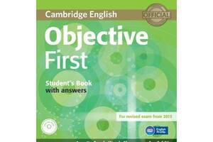 Книга Cambridge University Press Objective First Fourth Edition student's Book with answers and CD-ROM 240 с (9781107...