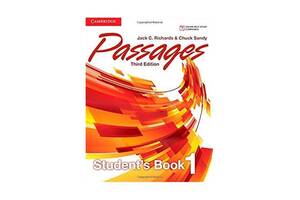 Книга Cambridge University Press Passages 1 student's Book 150 с (9781107627055)