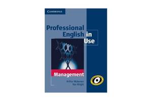 Книга Cambridge University Press Professional English in Use with key Management 120 с (9780521176859)