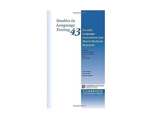 Книга Cambridge University Press Second Language Assessment and Mixed Research Methods 370 с (9781316505038)