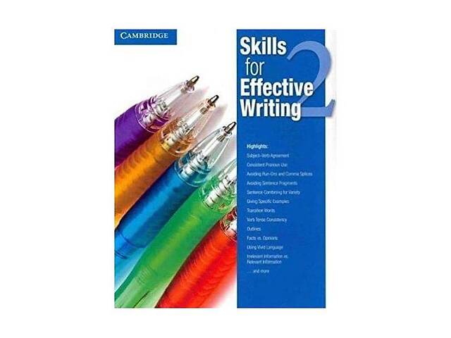 Книга Cambridge University Press Skills for Effective Writing 2 student's Book 142 с (9781107613539)