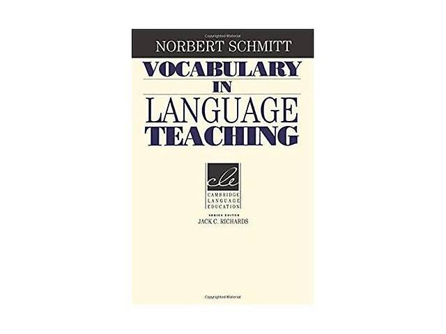 Книга Cambridge University Press Vocabulary in Language Teaching 242 с (9780521669382)