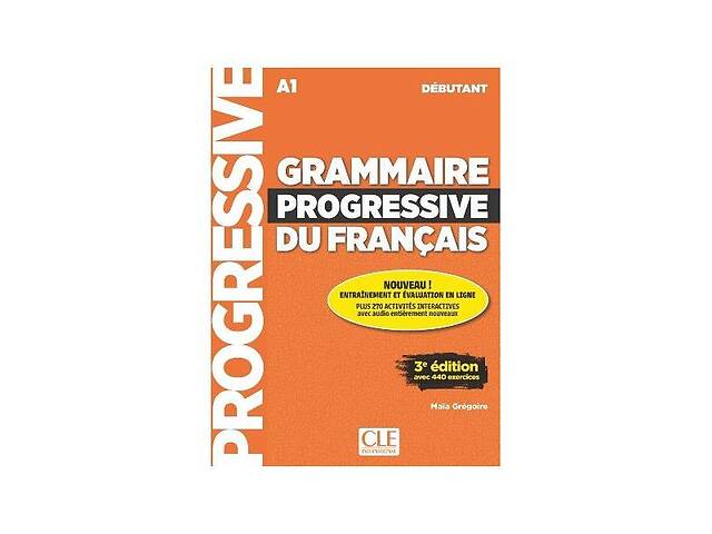 Книга CLE International Grammaire Progressive du Français 3e Édition Débutant Livre avec CD audio 176 с (9782090380996)