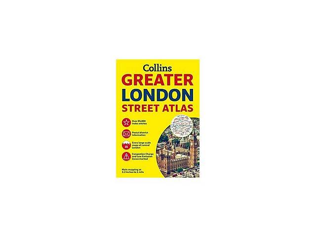 Книга Collins Greater London Street Atlas 484 с (9780008112790)