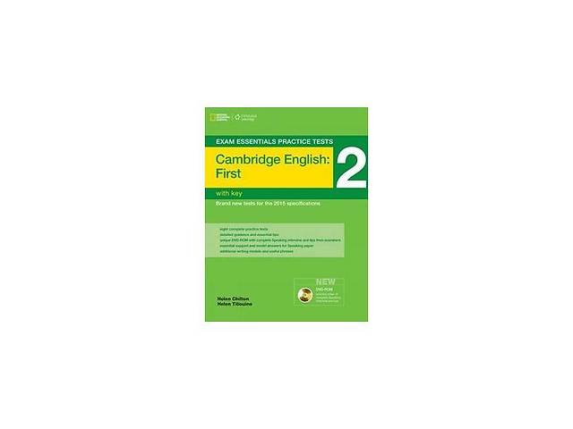 Книга National Geographic Exam Essentials: Cambridge First Practice Tests2 with Answer Key & DVD-ROM 208 с (978128574...