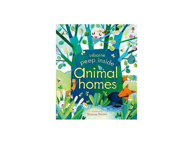 Книга Usborne Peep inside Animal Homes 14 с (9781409550181)