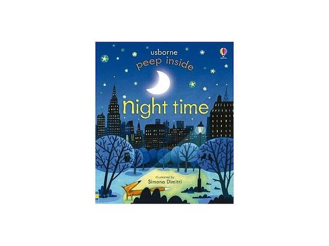 Книга Usborne Peep inside Night Time 14 с (9781409564010)