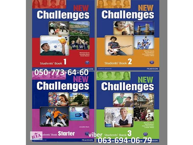 Продам New Challenges Student´s + workbook комплект