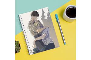 Скетчбук Sketchbook блокнот для рисования с принтом 'Banana Fish - Банановая рыба 3' А3 Кавун 48