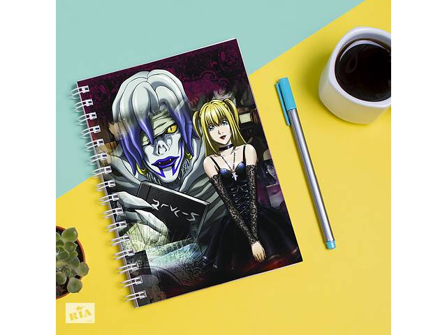 Скетчбук Sketchbook блокнот для рисования с принтом 'Death Note - Тетрадь смерти' А3 Кавун 48