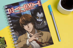 Скетчбук Sketchbook блокнот для рисования с принтом 'Death Note - Тетрадь смерти 1' А3 Кавун 48