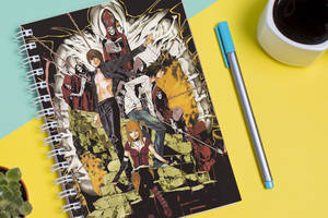 Скетчбук Sketchbook блокнот для рисования с принтом 'Death Note - Тетрадь смерти 3' А3 Кавун 48
