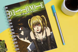 Скетчбук Sketchbook блокнот для рисования с принтом 'Death Note - Тетрадь смерти 5' А3 Кавун 48