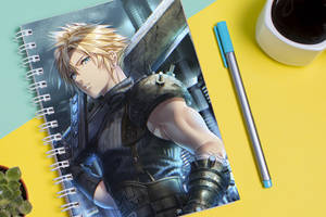 Скетчбук Sketchbook блокнот для рисования с принтом 'Final Fantasy - японская ролевая игра' А3 Кавун 48