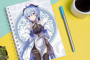 Скетчбук Sketchbook блокнот для рисования с принтом 'Genshin Impact - Геншин Удар 7' А3 Кавун 48
