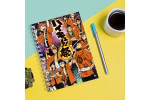 Скетчбук Sketchbook блокнот для рисования с принтом Haikyu - Волейбол 22 А3 Кавун 48