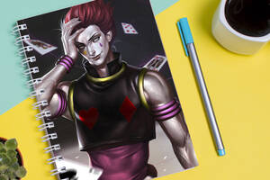 Скетчбук Sketchbook блокнот для рисования с принтом Hisoka Morou-Хисока А3 Кавун 48