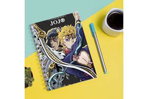 Скетчбук Sketchbook блокнот для рисования с принтом oJo's Bizarre Adventure - Невероятные приключения ДжоДжо А3 Кавун 48