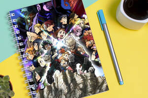 Скетчбук Sketchbook блокнот для рисования с принтом My Hero Academia - Моя геройская академия 15 А3 Кавун 48