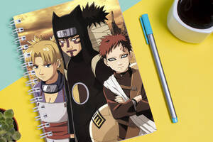 Скетчбук Sketchbook блокнот для рисования с принтом Naruto Наруто 5 А3 Кавун 48