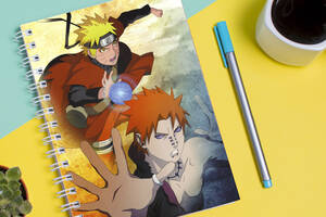 Скетчбук Sketchbook блокнот для рисования с принтом Naruto Наруто 9 А3 Кавун 48