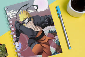Скетчбук Sketchbook блокнот для рисования с принтом Naruto Наруто 19 А3 Кавун 48