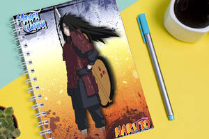 Скетчбук Sketchbook блокнот для рисования с принтом Naruto Наруто Мадара А3 Кавун 48