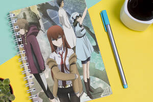 Скетчбук Sketchbook блокнот для рисования с принтом Steins Gate-Врата Штейна А3 Кавун 48