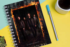 Скетчбук Sketchbook блокнот для рисования с принтом Supernatural - Сверхъестественное А3 Кавун 48