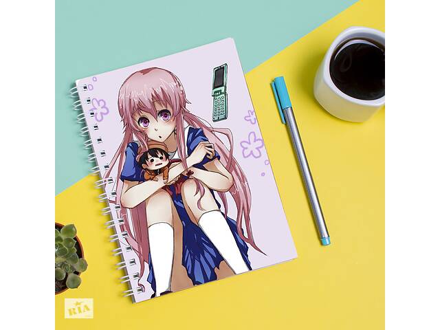Скетчбук Sketchbook блокнот для рисования с принтом The Yukiteru Diary-Дневник будущего Повторный набор А3 Кавун 48