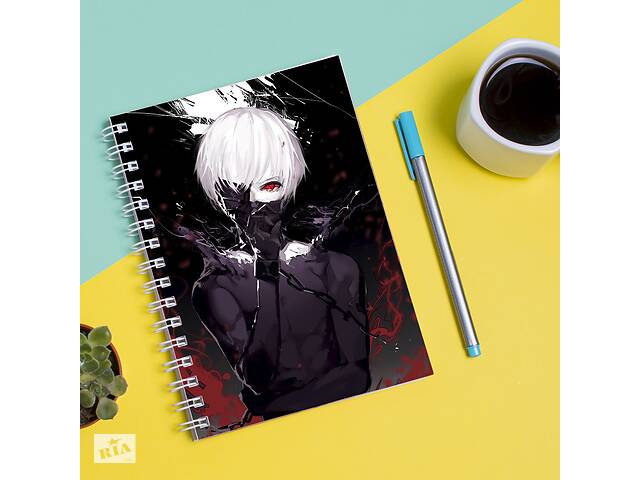 Скетчбук Sketchbook блокнот для рисования с принтом Tokyo Ghoul - Токийский гуль 13 А3 Кавун 48