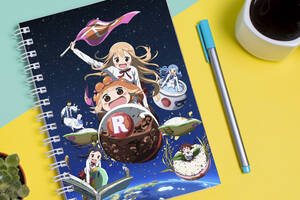 Скетчбук Sketchbook блокнот для рисования с принтом Umaru chan Двуличная сестренка Умару-чан А3 Кавун 48