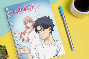 Скетчбук Sketchbook блокнот для рисования с принтом Wotakoi Love Is Hard for Otaku А3 Кавун 48