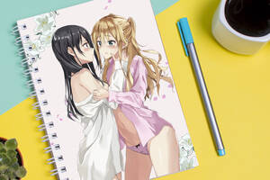 Скетчбук Sketchbook блокнот для рисования с принтом Аниме Цитрус Citrus 2 А3 Кавун 48