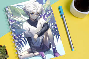 Скетчбук Sketchbook блокнот для рисования с принтом Киллуа Золдык-Killua Zoldyck А3 Кавун 48