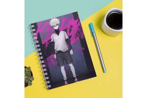 Скетчбук Sketchbook блокнот для рисования с принтом Киллуа Золдык-Killua Zoldyck 2 А3 Кавун 48