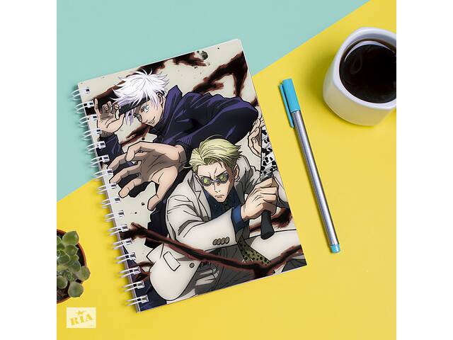 Скетчбук Sketchbook блокнот для рисования с принтом Магическая битва-Jujutsu Kaisen А3 Кавун 48