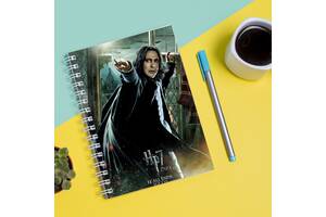 Скетчбук Sketchbook блокнот для рисования с принтом Северус Снегг - Гарри Поттер А3 Кавун 48
