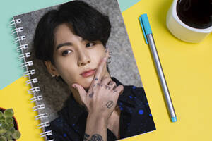 Скетчбук Sketchbook блокнот для рисования с принтом Твой поклонник Чон Чонгук - Jungkook Jeon 3 А3 Кавун 48