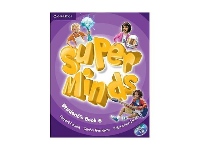 Учебник Cambridge University Press Super Minds 6 student's Book with DVD-ROM 128 с (9780521223874)