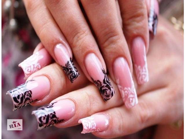 Маникюр и педикюр наращивание ногтей гелем: красота и здоров.