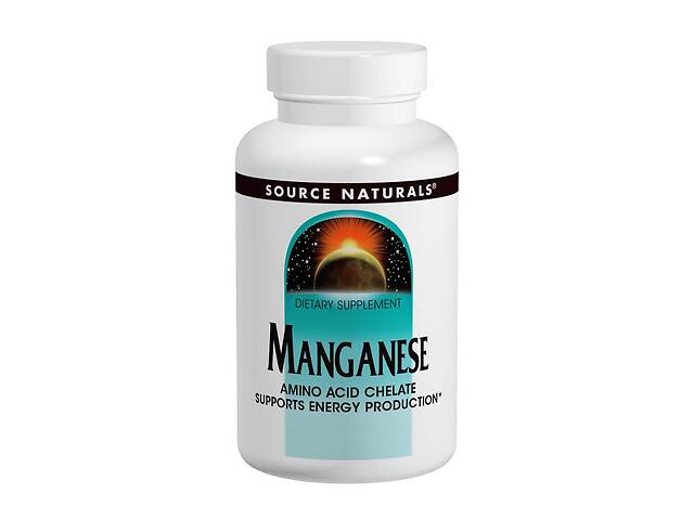 Марганец Source Naturals 10 мг 250 таблеток (SN0343)