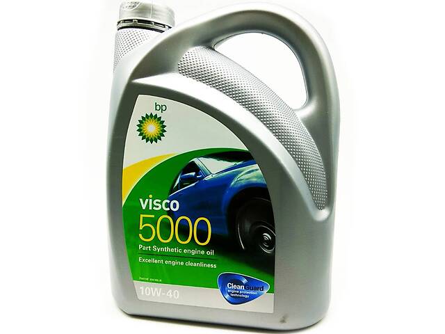 Масло моторное полусинтетическое 4л 10w-40 visco 5000 BP, БИД Амулет