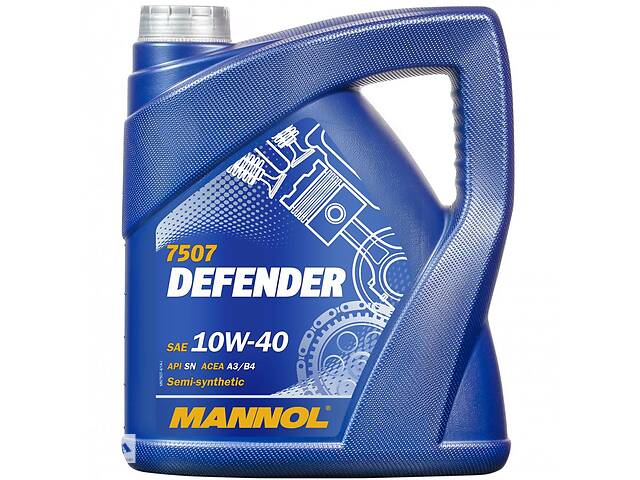 Масло моторне напівсинтетичне 4л 10W-40 Defender Mannol, BYD Амулет