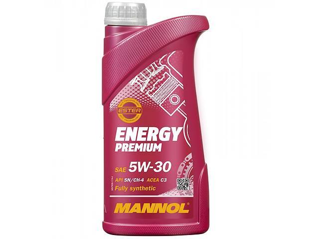 Масло моторное синтетическое 1л 5W-30 Energy Premium Mannol, BYD Амулет