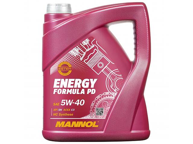 Масло моторное синтетическое 5л 5W-40 Energy Formula PD Mannol, BYD Амулет