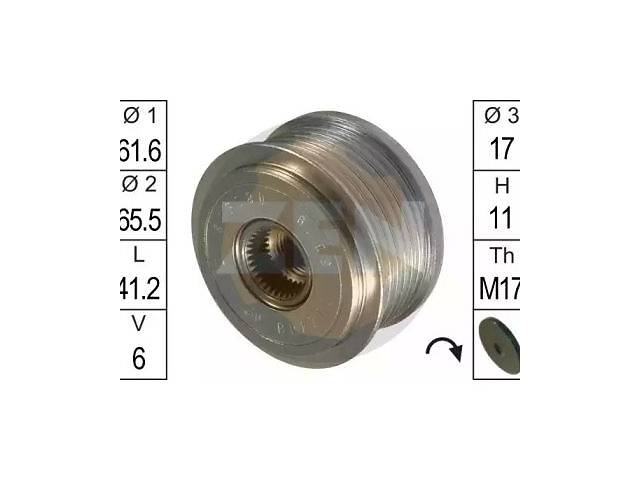 Механизм свободного хода TD1089212 на OPEL ASTRA H универсал (L35) 2004-2014