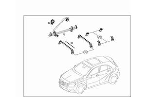 Mercedes кронштейн для кріплення велосипеда