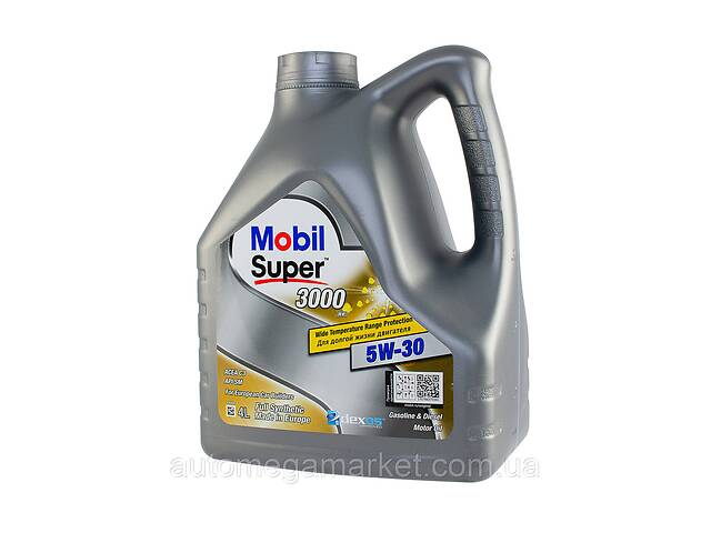 Mobil Super 3000 XE 5W-30 4Lx4 (T), MOBIL